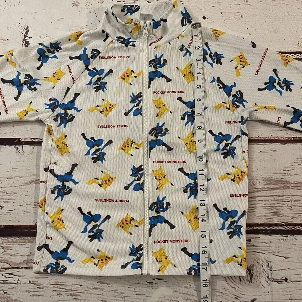 Pokemon‎ Pocket Monster Pikachu x Lucario Long Sleeve Size 5 Boys